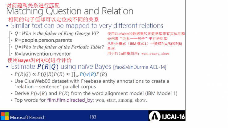 自然语言的理解和连续表达 | 微软IJCAI 2016演讲PPT