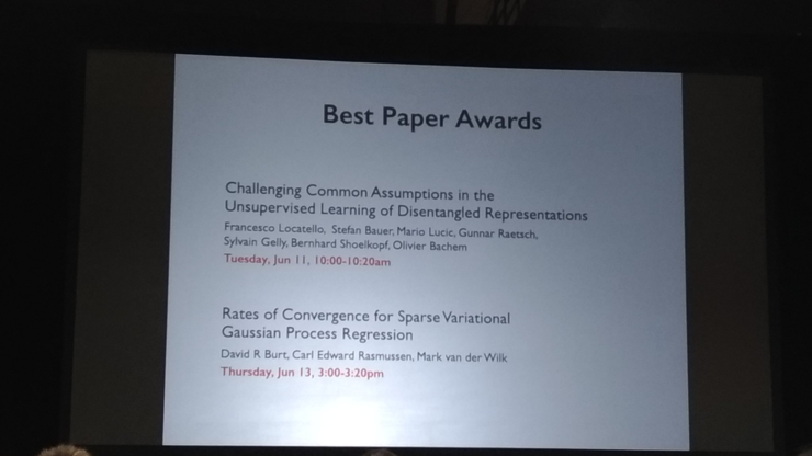 ICML 2019 最佳论文公布:继霸榜后,谷歌再添重磅奖项!