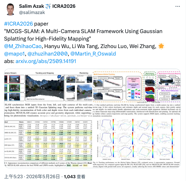 Goldberg 6篇官宣、V2V双线破局:ICRA 2026论文公告回暖