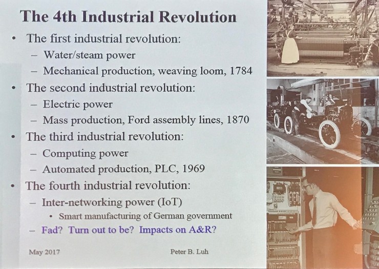 康涅狄格大学教授Peter B.Luh解析:工业4.0时代的状况与挑战 | ICRA 2017