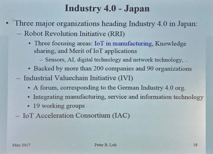 康涅狄格大学教授Peter B.Luh解析:工业4.0时代的状况与挑战 | ICRA 2017