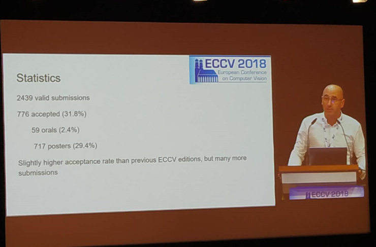 ECCV 2018 正会首日:论文投递量暴涨 56%,参会人员翻倍