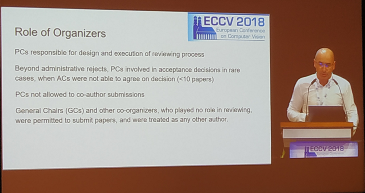 ECCV 2018 正会首日:论文投递量暴涨 56%,参会人员翻倍